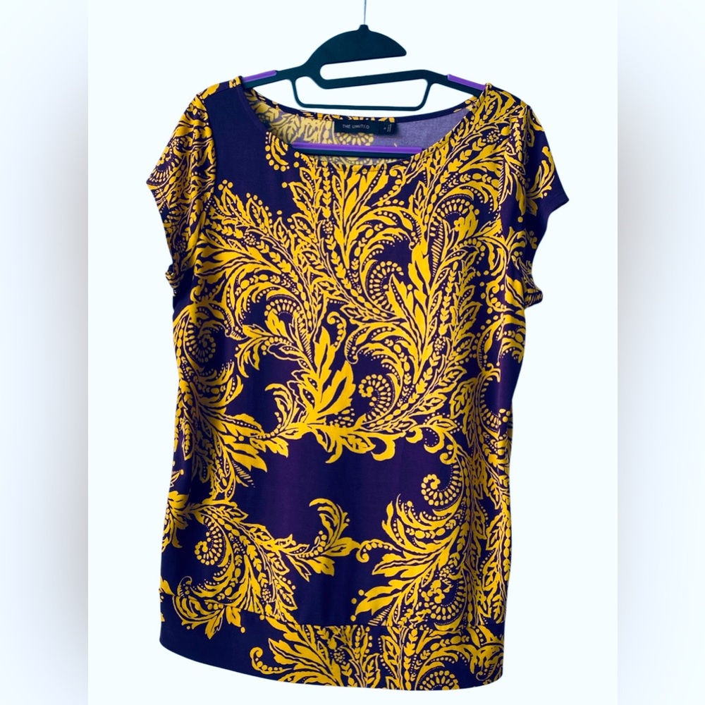 Classy Purple and Gold Women's Top by Limited
